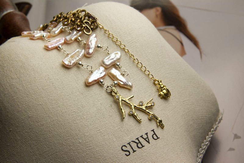 Korean brass chain series  - handmade jewelry - Necklaces - Precious Metals Gold