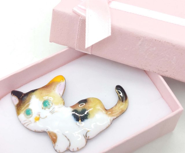 希少❣ 美品 シャネル シュペット ブローチ キャット ネコ