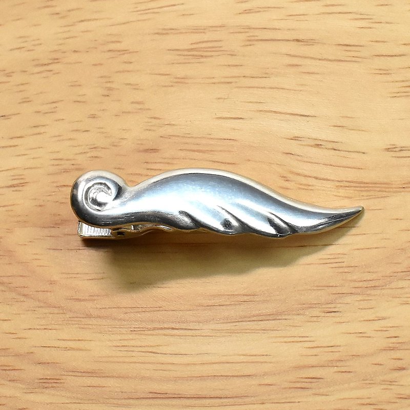 feather silver tie pin - Ties & Tie Clips - Other Metals Silver