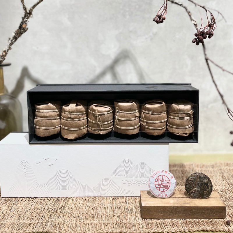【普洱禮盒】雲南生普洱茶禮盒 隨身沖泡 迷你茶餅 手工竹葉 - 茶葉/茶包/水果茶 - 新鮮食材 