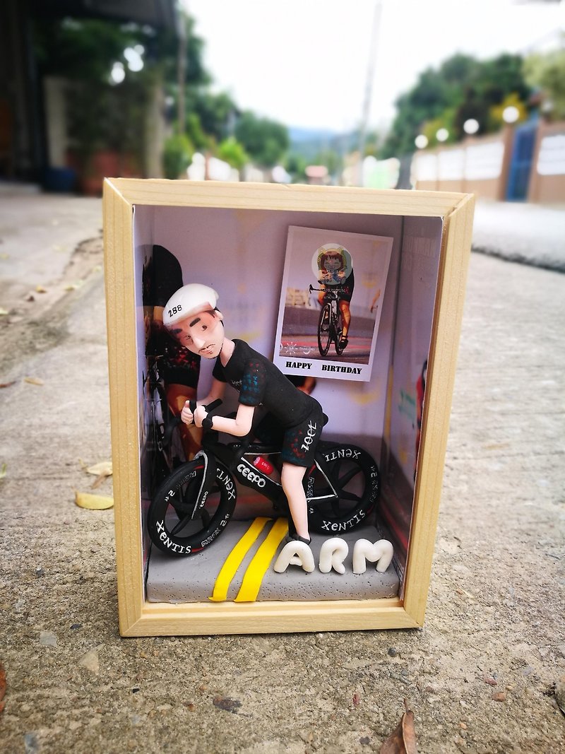 ( Made to order ) custom personalize, bicycle or motorcycle model gift - Stuffed Dolls & Figurines - Other Materials Multicolor