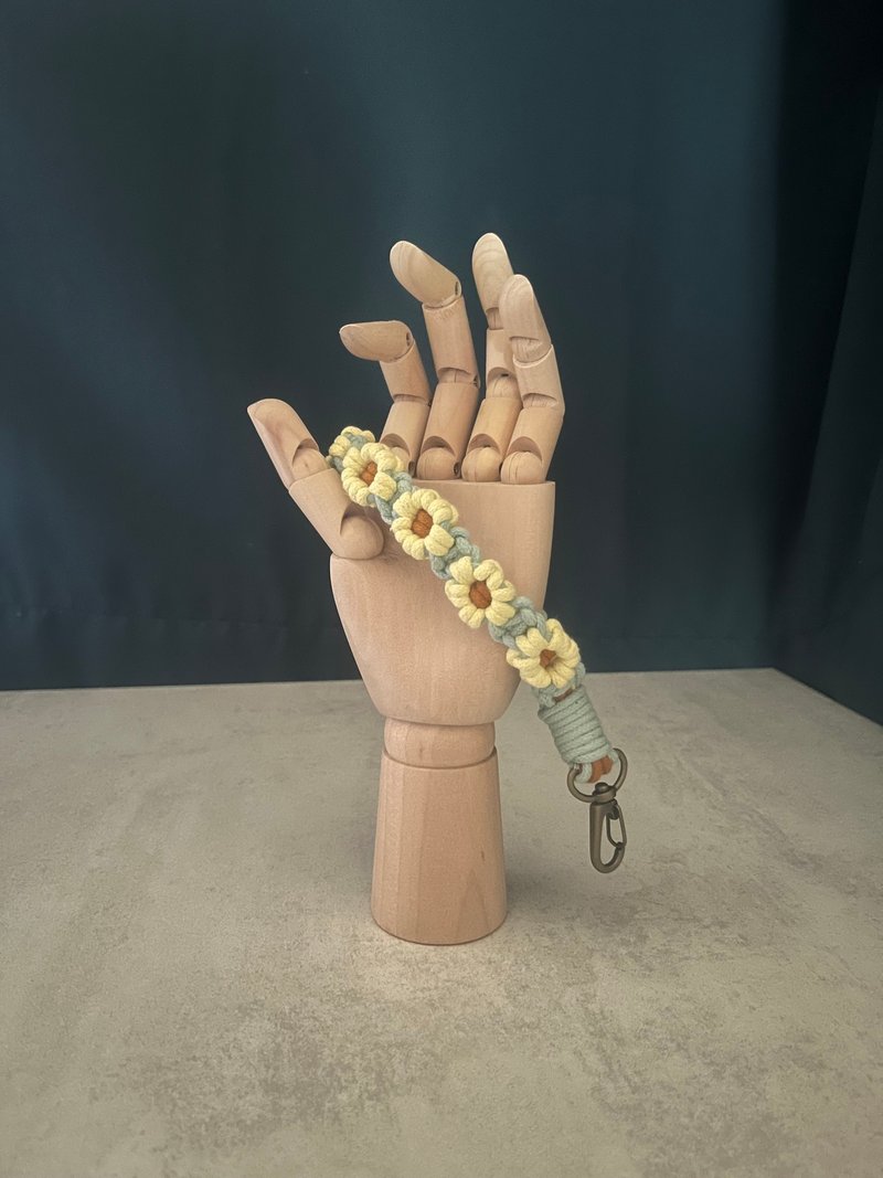 9-Flower Design Phone Charm, Keychain Lanyard - ที่ห้อยกุญแจ - ผ้าฝ้าย/ผ้าลินิน 