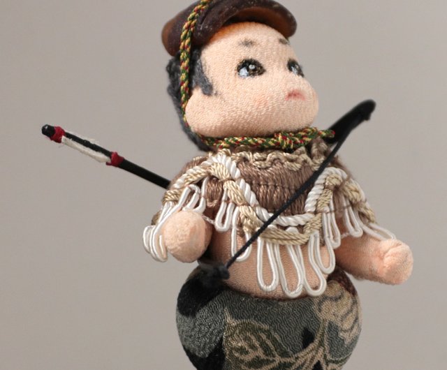 BJD ちりめん細工の金魚の人魚 男の子 アートドール 創作人形