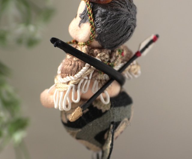 創作人形  「腫れるよ～」縮緬貼り ハンドメイド 創作人形作家【麻生美羽様】ちりめん張りの仔人魚◇第17回倉敷ひいな展