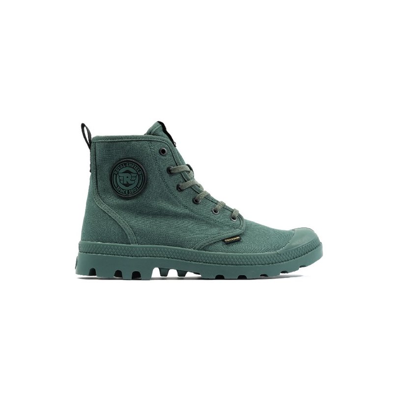 PALLADIUM PAMPA 皇家恩菲爾德聯名經典綁帶軍靴 74381 - 女休閒鞋/帆布鞋 - 其他材質 多色