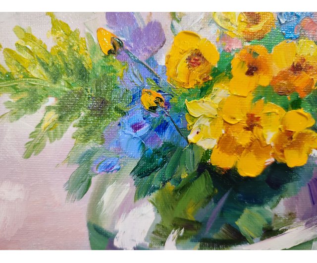 雑木林 油彩画 F6 （油彩 羽沢清水 飛騨高山 F6 油絵 作品