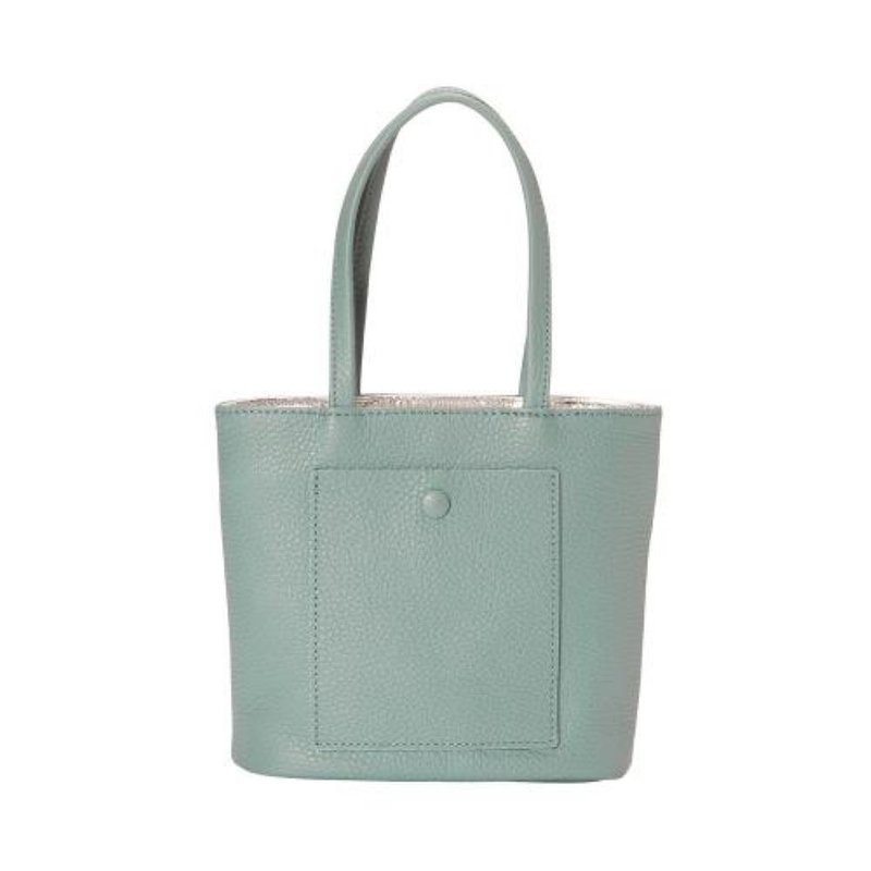 Japanese Toyooka itten-itten handbag light green - กระเป๋าถือ - วัสดุอื่นๆ 