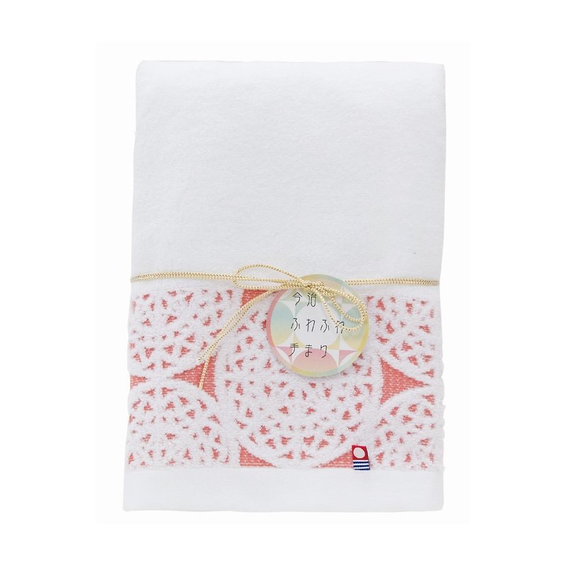 Japan Prailiedog Imabari Pure Cotton Bath Towel - Red - Towels - Cotton & Hemp Red