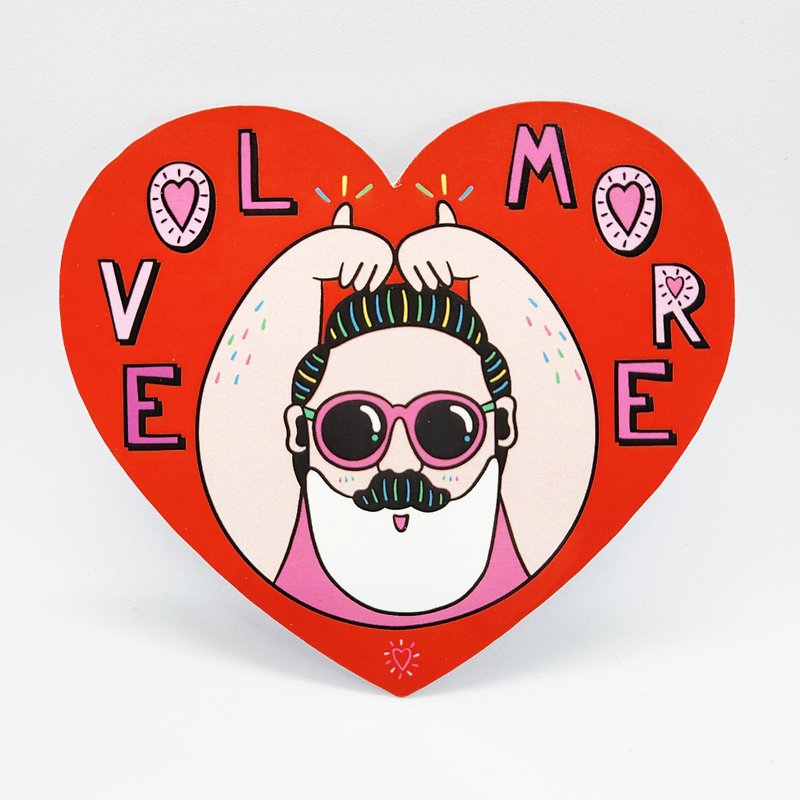 LOVE MORE Vinyl Stickers | Stickers - Stickers - Paper 