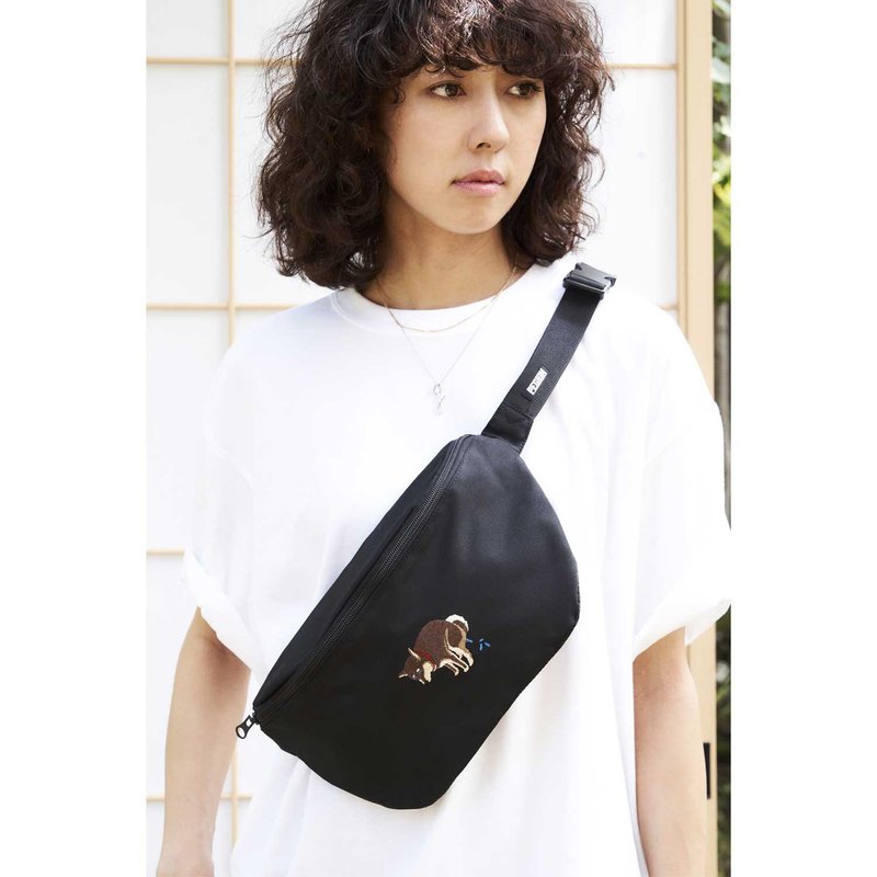 วัสดุอื่นๆ อื่นๆ สีดำ - 【PEGION】SHIBA-INU POOPING BODY BAG - GOMASHIBA