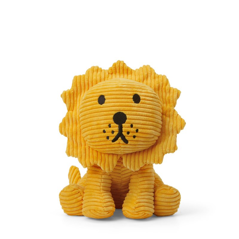 Bon Ton Toys | Lion Corduroy Doll Yellow - 24cm - Stuffed Dolls & Figurines - Other Materials Yellow