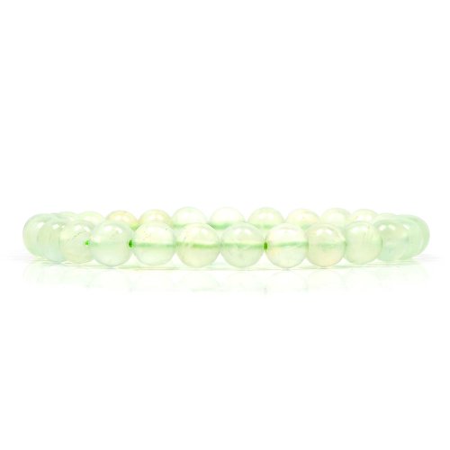 正佳珠寶 Gemsrich Jewelry 【正佳珠寶】葡萄石 糖果嫩綠 6.8-7.2mm 葡萄石手珠
