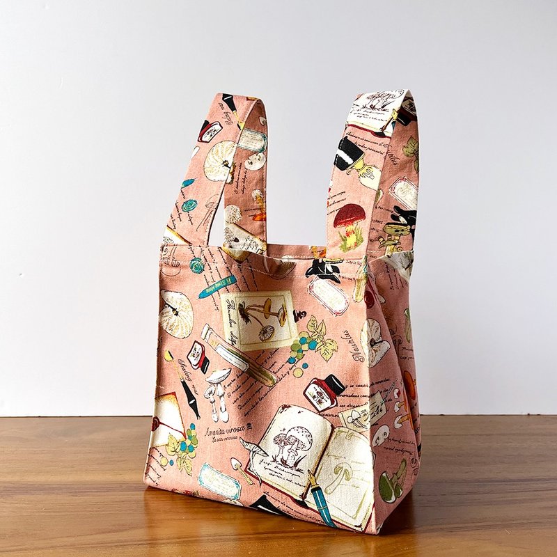 Small cotton shopping bag breakfast bag-Dreamland - Handbags & Totes - Cotton & Hemp 