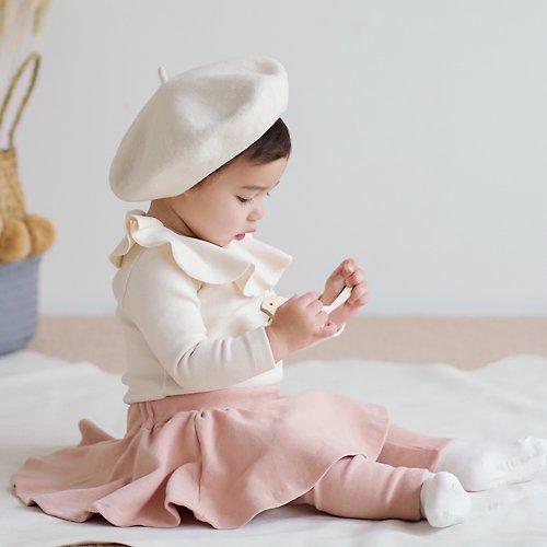 日安朵朵 Happy Prince 韓國製 Eka假兩件式女嬰童裙子內搭褲