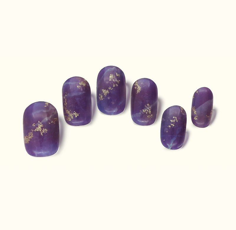【Gel Art Sticker Set】 ButterFinger【W059】Violet Ore - Nail Polish & Acrylic Nails - Other Materials 