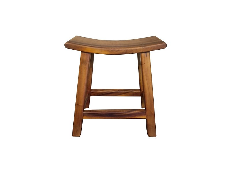 [Jidi City 100% Teak Furniture] LT-026B Teak Log Chair Stool Chair Bench Bathhouse - Chairs & Sofas - Wood Brown