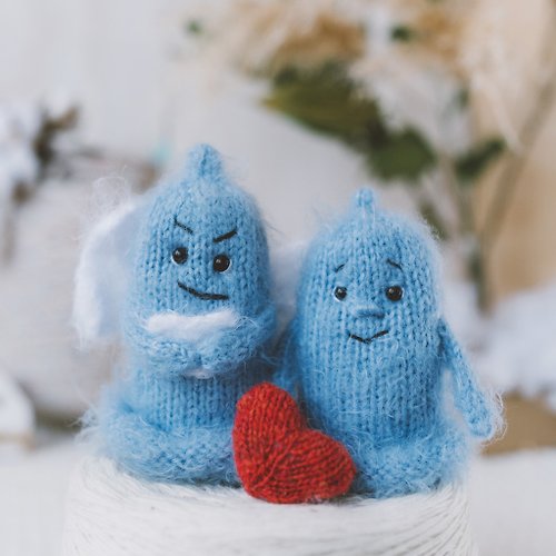 Cute Knit Toy Cute Condom Gondosha knitting pattern. Funny gifts 18+