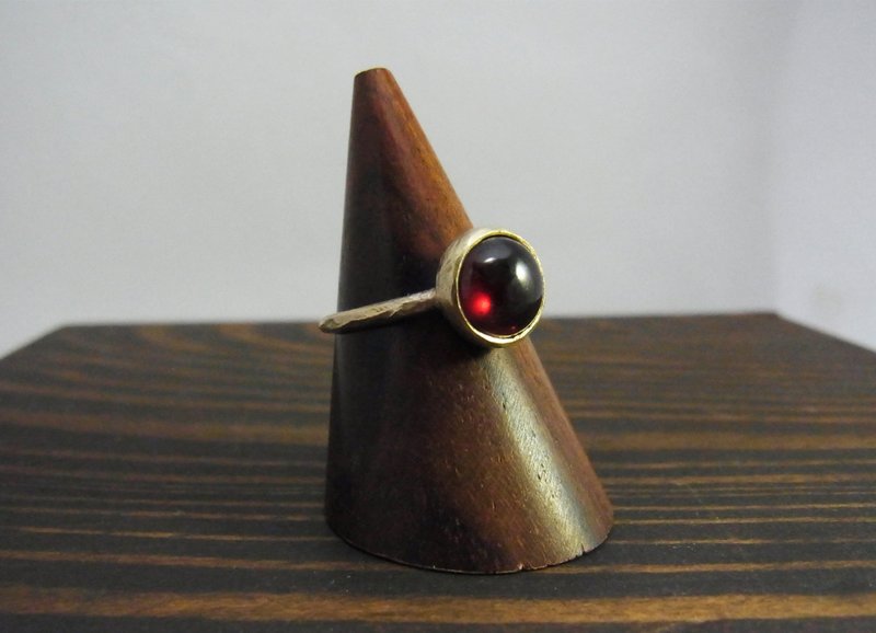 stone ring K10 - 戒指 - 其他金屬 金色