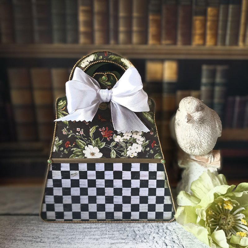 Pen Organizer,Desk Holder,Desktop Accessories,Cosmetics organizer,Classic style - 居家收納/收納盒/儲物盒 - 木頭 綠色