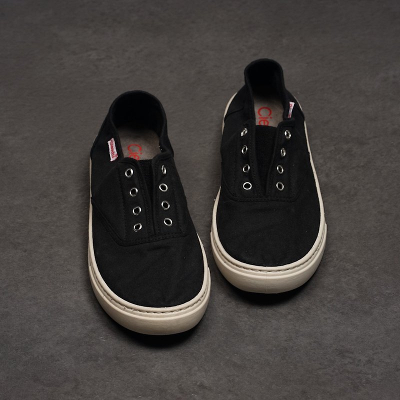 CIENTA Canvas Shoes 86997 01 - รองเท้าลำลองผู้ชาย - ผ้าฝ้าย/ผ้าลินิน สีดำ