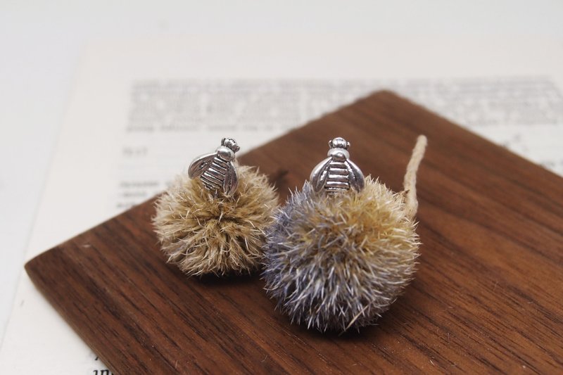 925 sterling silver Bee yours sterling silver earrings - ต่างหู - เงิน 