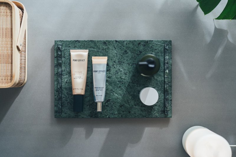 Marble natural handle aroma tray/bathroom tray/dinner tray (Taiwan Stone) - ถาดเสิร์ฟ - หิน สีเขียว