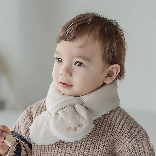 日安朵朵 Happy Prince 韓國製 Rabina雪絨內裡嬰兒童圍巾