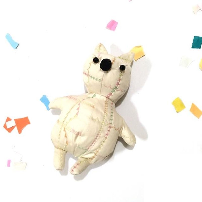 animal doll Kitten - Baby Gift Sets - Paper White