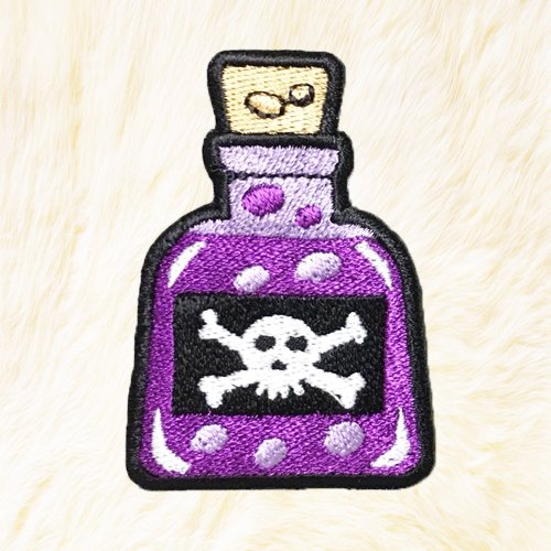 24PlanetsStudio Poison101 Iron on Patch Buy 3 Get 1 Free