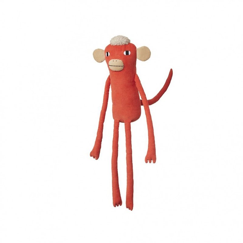 Meddling Monkey Doll - Stuffed Dolls & Figurines - Other Materials Orange