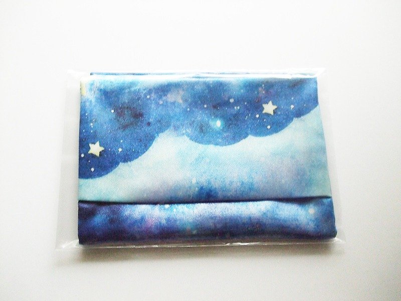 星空面紙包 hoshizora pocket tissue carrying case - 其他 - 棉．麻 藍色