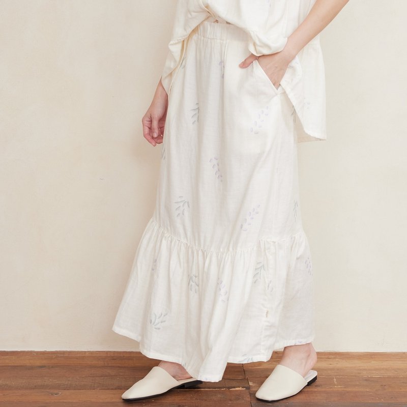 會呼吸∣UMORFIL調溫透氣二重紗魚尾裙-共2色 - 裙子/長裙 - 棉．麻 多色