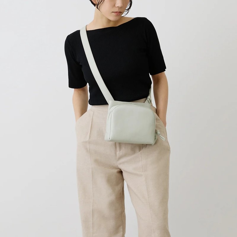 ソラ 2way クロスボディバッグ M-エレガントホワイト - ショルダーバッグ - 革 ホワイト