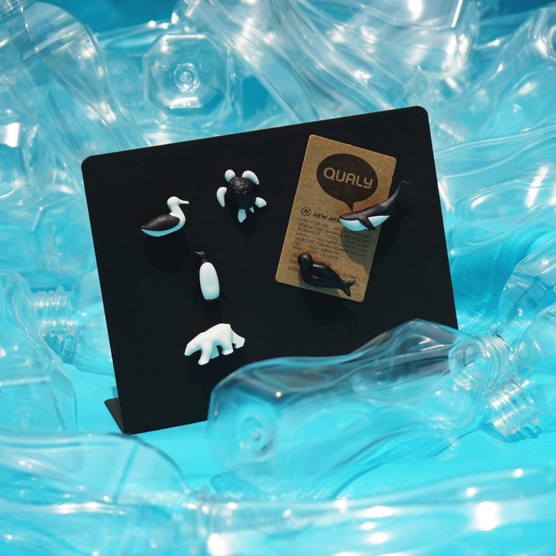 QUALY Save the Sea - Magnets (Set of 6) - Magnets - Plastic Multicolor