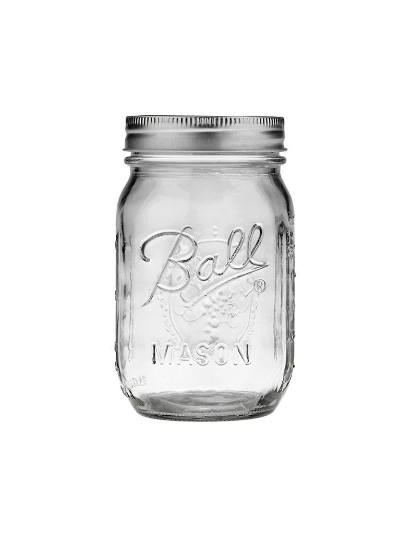 Ball mason jar 16oz narrow mouth - Other - Glass Transparent
