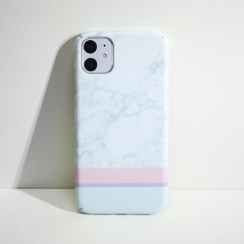 GRAPHIC PRINT - CURIOUS MARBLE MATTE iPhone Case - Phone Cases - Plastic Pink