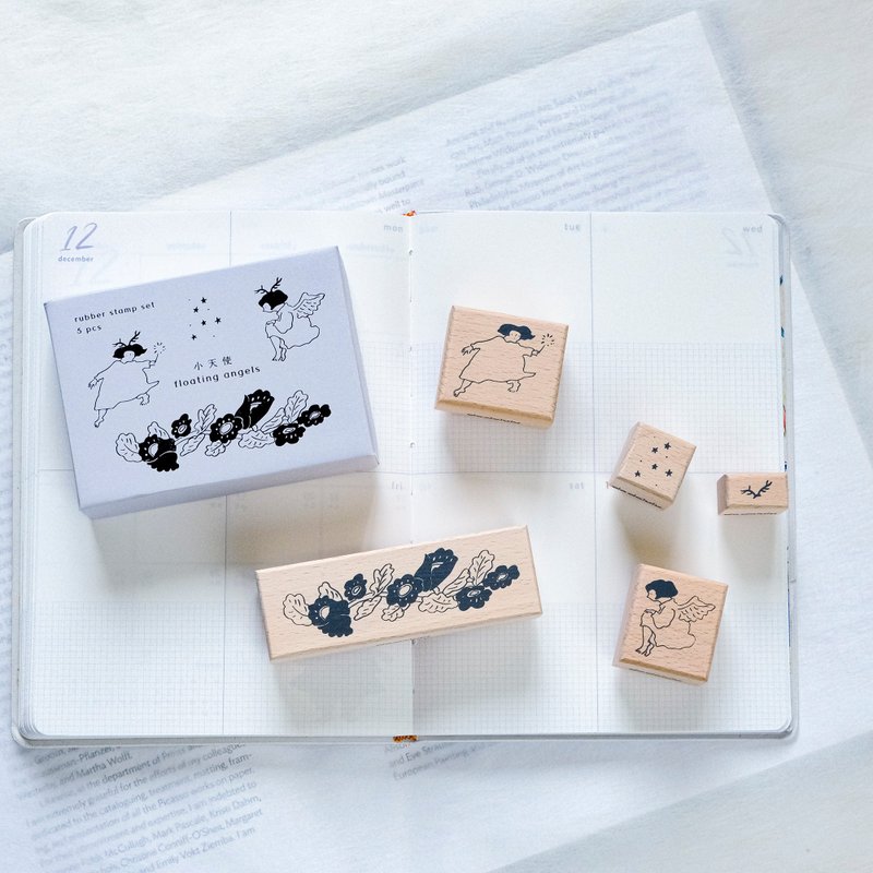 小天使 木印章 - 印章/印台 - 木頭 
