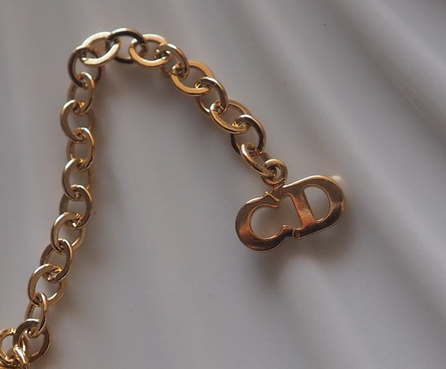 超美品✨Christian Dior ディオール　CDロゴミニ　ネックレス　金 ディオール ネックレス DIOR Petit CD Treasure Necklace メタル