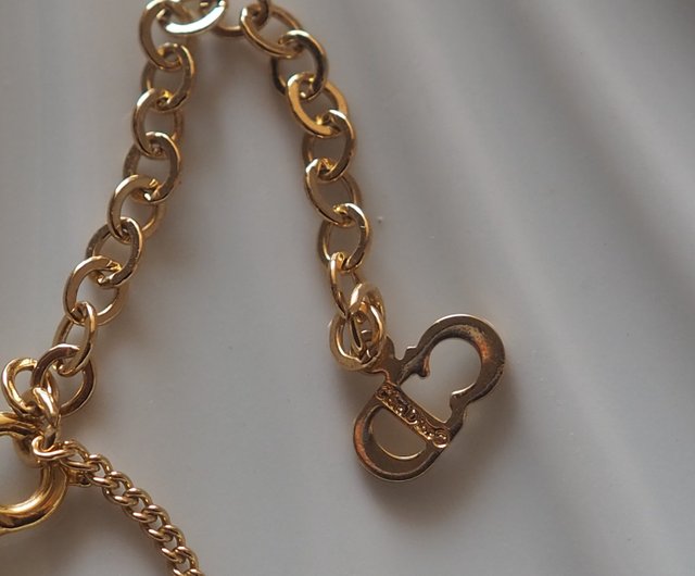 Christian Dior ディオール CD ロゴ モチーフ ネックレス