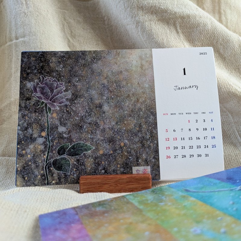 2025 Desk Calendar - ปฏิทิน - กระดาษ หลากหลายสี