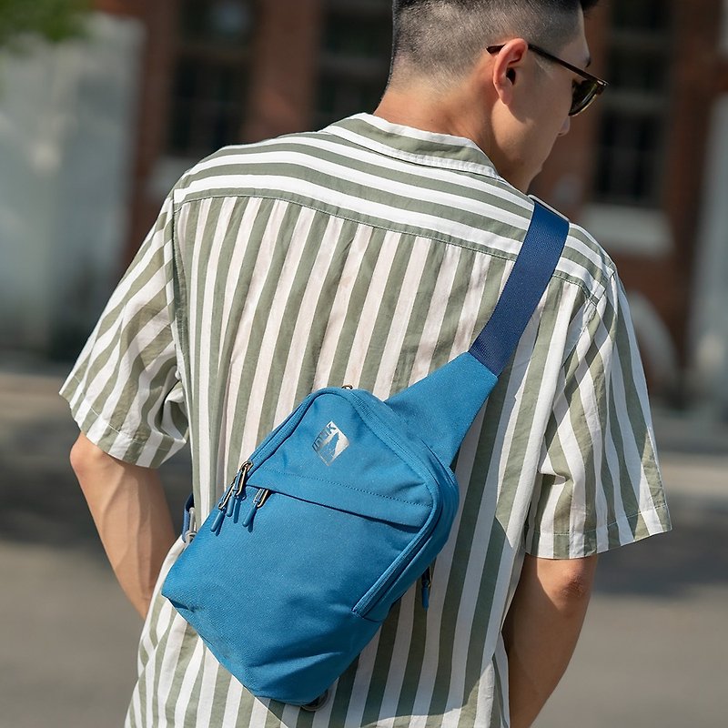 Eco-Pallet Cache Bag | Eco Primary Fisher2_RP Sea Foam | Shoulder Bag - Messenger Bags & Sling Bags - Polyester Blue