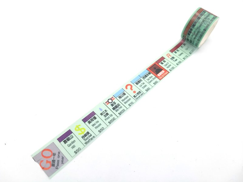 Hong Kong landmark washi tape / masking tape - Washi Tape - Paper Green