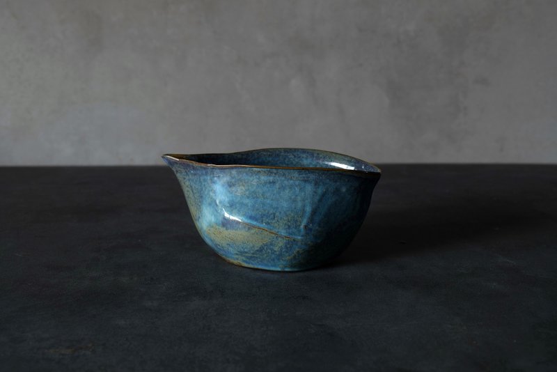 縹_面取_大茶海 - 茶壺/茶杯/茶具 - 瓷 藍色