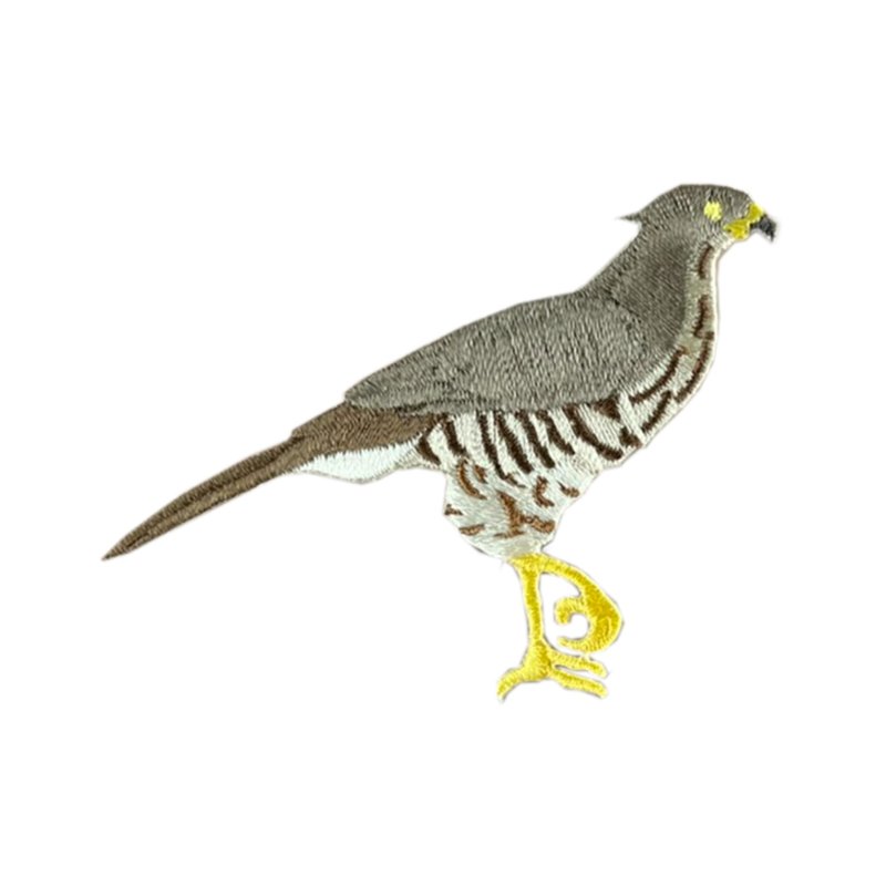 Novigo 台灣動物熨燙刺繡 / 鳳頭蒼鷹 - 徽章/別針 - 繡線 