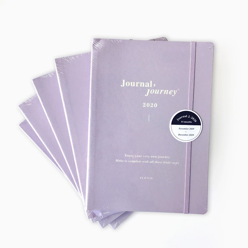 Otaru sale -2020 J-Diary Zhou Zhi (aging) - Lavender Purple-1, ICO56741-X1 - สมุดบันทึก/สมุดปฏิทิน - กระดาษ สีม่วง
