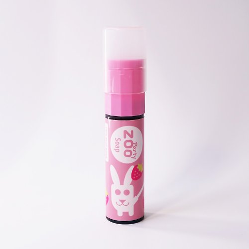 Lily35 頂級有機美妝 / ZOO設計師兒童指甲油 粉嫩玫瑰兔吃草莓 | ZOO 抗菌滋潤香氛口袋肥皂 ( 攜帶型 )