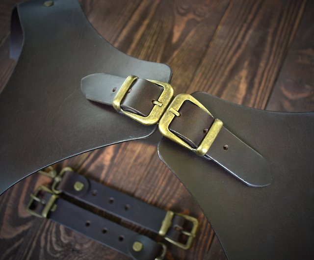 Handmade Suspenders, Sword belt Leather Suspenders, Mens Suspenders,  Personalize