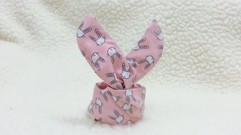 粉兔 BABY鋁線髮帶【KH180222】 - 髮夾/髮飾 - 棉．麻 多色
