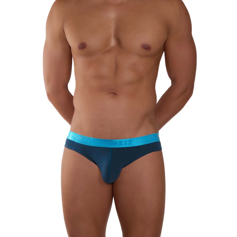 BF025 Cotton Soft Brief /  Salvia blue - Men's Underwear - Polyester Blue