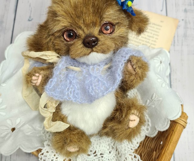 手作りの子犬のおもちゃかわいいぬいぐるみ犬のクリスマスギフト ショップ Amitoysgifts 人形 フィギュア Pinkoi
